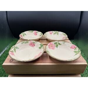 Vintage Franciscan Desert Rose Berry Bowls - Set of 4 – 5.25" -1960
